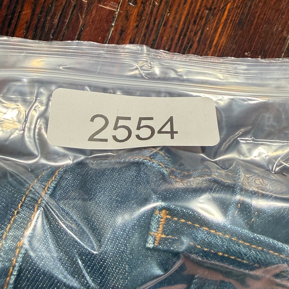 Diesel Safado Jeans Mens 32x32 Blue Slim Straight Button Fly Made in USA Faded - Picture 10 of 10
